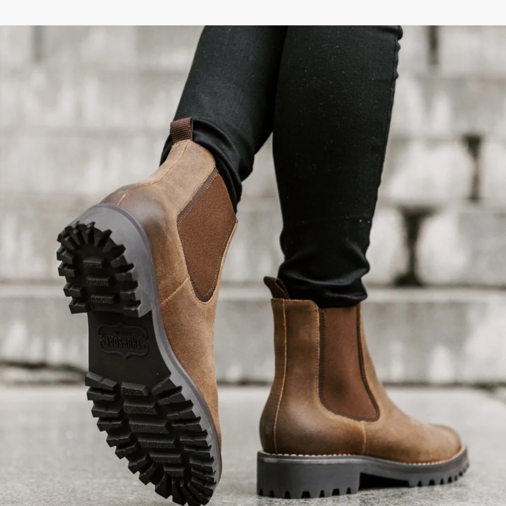 Brown Thursday Lug Sole Chelsea Boots